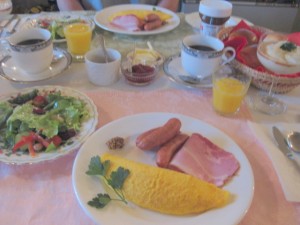 朝食も涙がでるほど素晴らしく